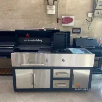 باربیکیو 180 سانت نما استیل 304 با همه امکانات