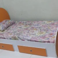 تخت یک نفره با تشک