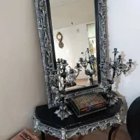 آینه شمعدان میز تلویزیون