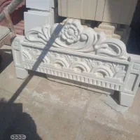 موزاییک پلیمری.با سیمان سفید. ودور باغچه