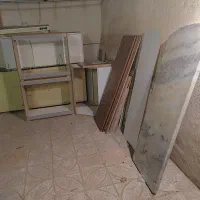 15 متر کابینت فلزی و ام دی اف سالم