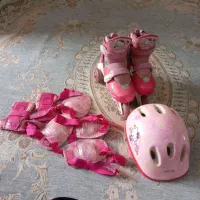 اسکیت دخترونه کامل صورتی