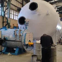 دیگ بخار یک تنی برای لا/ستیک سازی