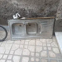 سینک دوقلو تمیز در حد نو