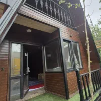 کلبه ویلا چوبی تهاتر با ماشین