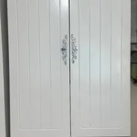 کمد لباس چوبی سفید