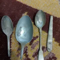 قاشق نقره قدیمی