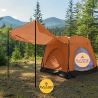 چادرمسافرتی۸نفره سایبان دارطرح گلکسی با ارسال سریع