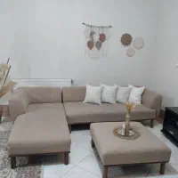 مبل راحتی ال کرم رنگ