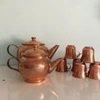 سرویس چایی خوری مس
