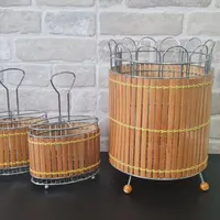 جا قاشق چنگالی دو تایی به همراه سطل زباله ست|آب‌چکان و نظم‌دهنده ظروف|بابلسر, |دیوار
