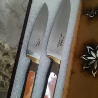 چاقو فولادی ضدزنگ زنجان اصل محکم نو کاردست چوبی