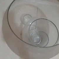 گلدان شیشه ای و تنگ ماهی