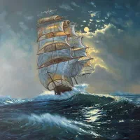 کشتی و طوفان