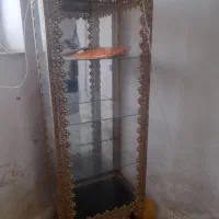 بوفه ومیز تلویزیون و آینه شمعدان طرح برنز