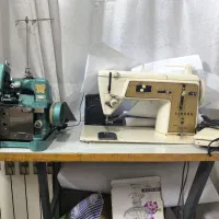 چرخ سردوز ۳ نخ پروانه و چرخ گلدوزی سینجر