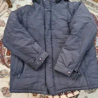 کاپشن رنگ خاکستری سایز 56