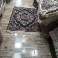 فرش ناردون آشپز خانه زرنیم فیروزه ای سرمه ایی ۷۰۰