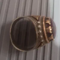 انگشتر نقره نگین عقیق اصل
