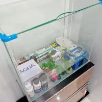 اکواریوم شیشه خم ۷۰ لیتری