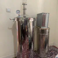 گلاب گیر تمام استیل همراه با کندانسور برقی مسی