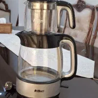 مشکی نقره ای درحدنو چایی ساز فلر فقط جعبه ندارد