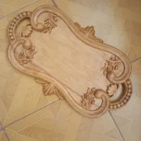 سینی چوبی طرح منبت نو