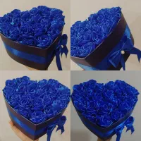 دسته گل روبانی