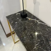 کنسول تمام‌ استیل با رویه سنگ