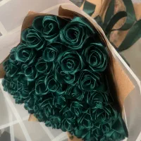 دسته گل جاویدان - روبانی