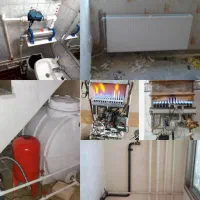 لوله کش گاز کشی آب رسانی پکیج نصب شیرآلات پمپ منبع