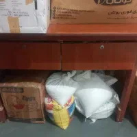 میز چوبی ام دی اف دو کشو درجه یک مخصوص کارگاه