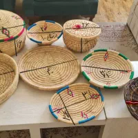 ظروف حصیری دستبافت