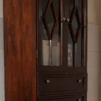 کتابخونه دراور ویترین کمد