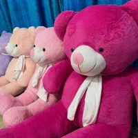 عروسک خرس خارجی سایز ۱۴۰سانتی تخفیف ۵۰ درصدی