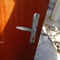 درب چوبی باکوم آهنی سنگین