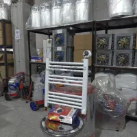 حوله خشک‌کن برقی استیل در سایز های مختلف