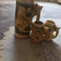 پارچ و لیوان قدیمی مال ۵۰ سال پیشه