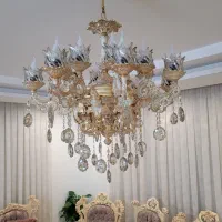 لوستر ۱۶ شعله ۸شاخه طرح فرشته
