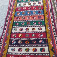 گلیم قشقایی بافت تمیز ومرتب