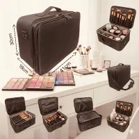 کیف میکاپ و گریم چمدانی ویوین مشکی