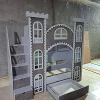 تخت دو طبقه مدل قلعه فانتزی بیبی کینگ