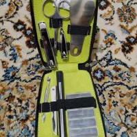 ست مانیکور و پدیکور ۷ تکه، با کیف چرم