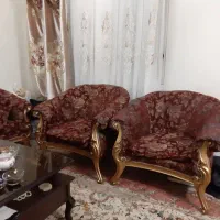 مبل ۷ نفره چوب گردو