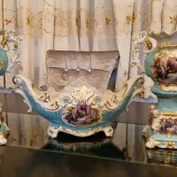 سه تیکه چینیدکوراتیو لوکس مارکANTIQUE