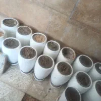 تعداد 15عدد گلدان یک مدل بازیری سرامیکی