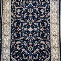 فرش فرهنگیان/دو تخته9متری 1200 شانه افشان سورمه ای