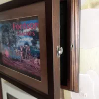 جاکلیدی چوبی قدیمی طرح برجسته سه بعدی