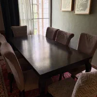میز ناهارخوری ۸ نفره تمام چوب