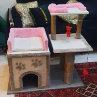 اسکرچر خانه سگ و گربه جا خواب لانه